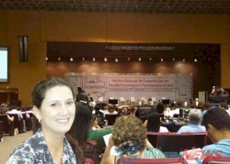 Trabalho desenvolvido na Saúde de Aral Moreira é destacado em evento nacional