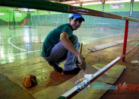 Ginásio de Esportes recebe melhorias para Copa Morena