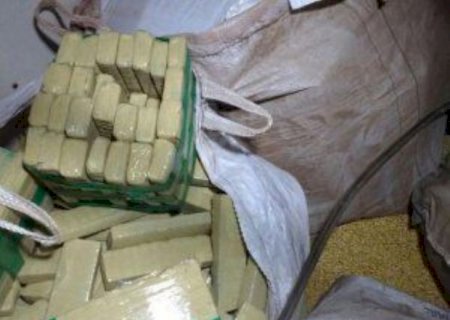 Quase 2 toneladas de maconha é apreendida em carregamento de milho em Aral Moreira