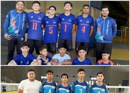 Aral Moreira e Caarapó decidem hoje o título de campeão dos JEMS 2025 no voleibol masculino